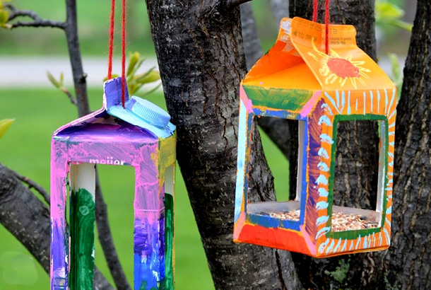 Upcycle Bird Houses